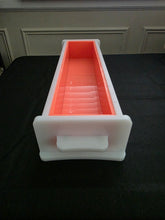 Load image into Gallery viewer, Orange and White Acrylic Loaf Soap Mold