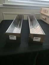 Load image into Gallery viewer, 2 Stainless Steel Triangle Loaf Molds
